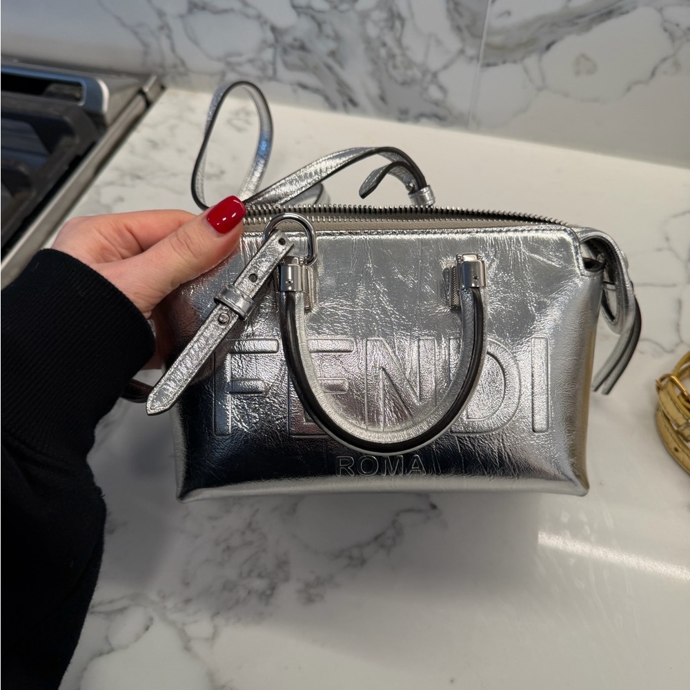 Fendi Metallic Silver Mini Bag - Picture 2 of 7